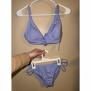 Lucky Brand Light Purple Bikini Set